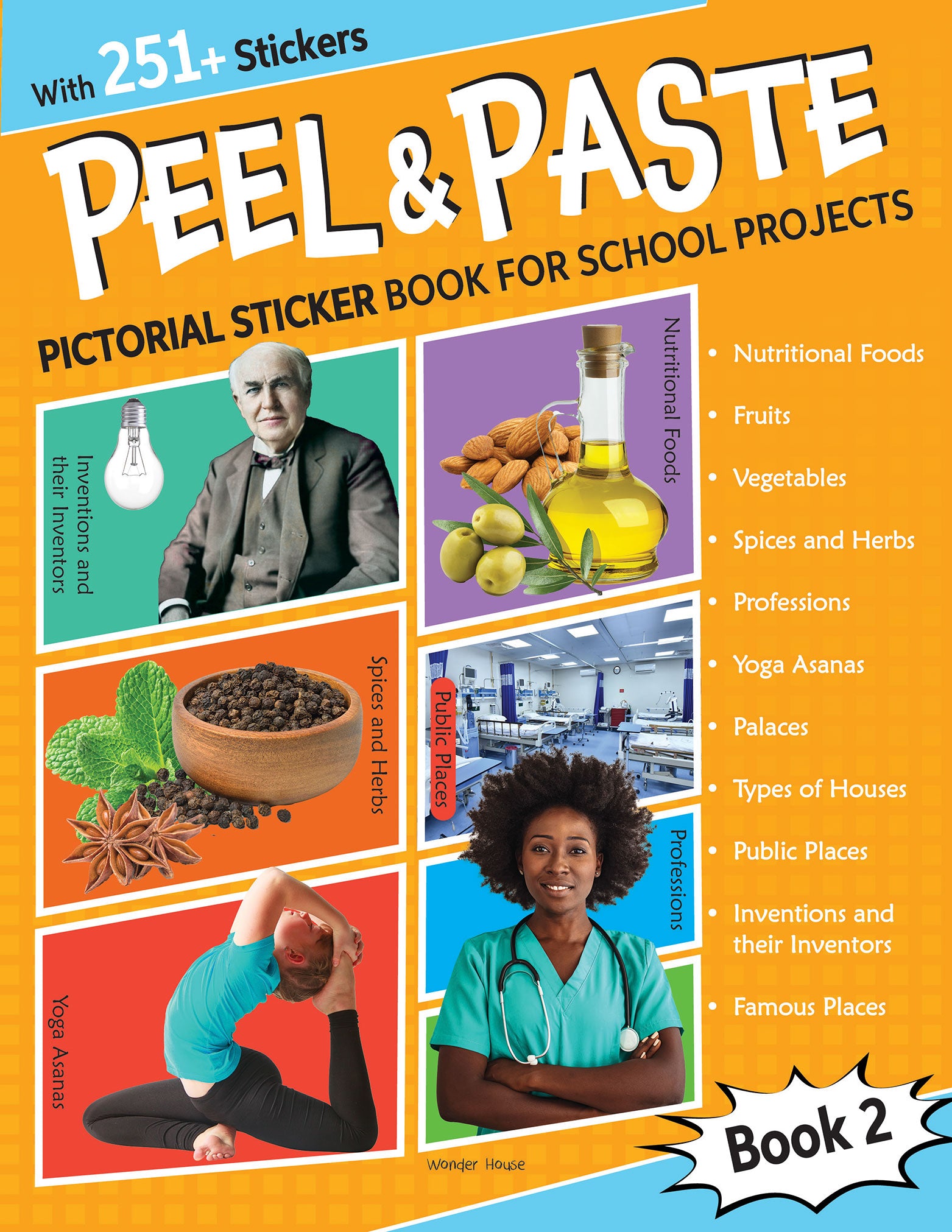 Peel & Paste - Pictorial Sticker Book For School Projects - Book 2