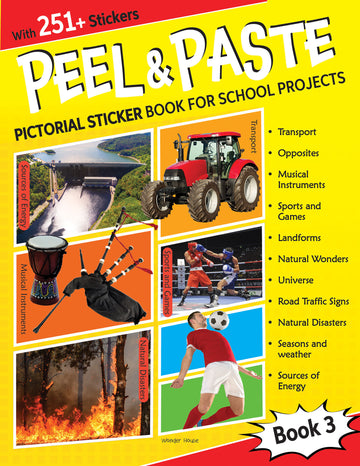 Peel & Paste - Pictorial Sticker Book For School Projects - Book 3