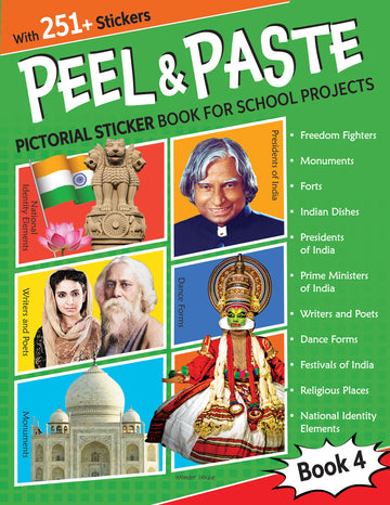 Peel & Paste - Pictorial Sticker Book For School Projects - Book 4