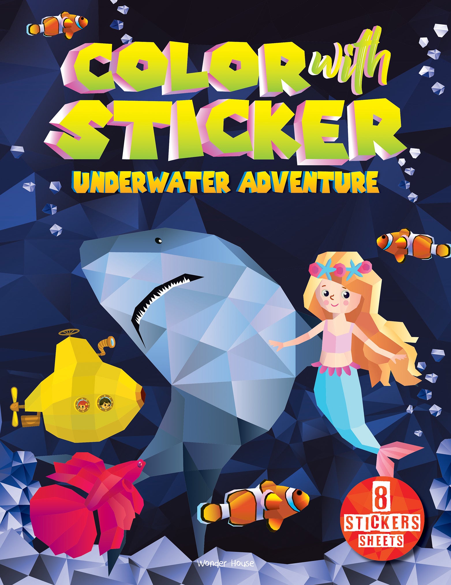 Color with Sticker - Underwater Adventure