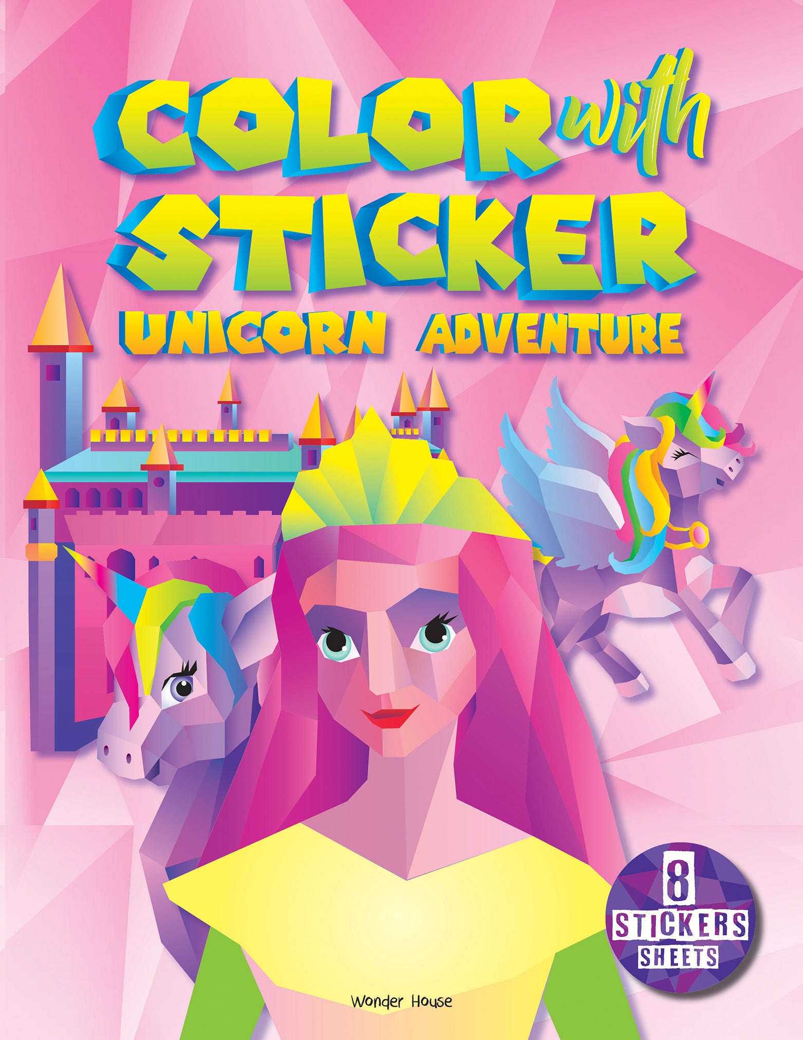 Color with Sticker - Unicorn Adventure