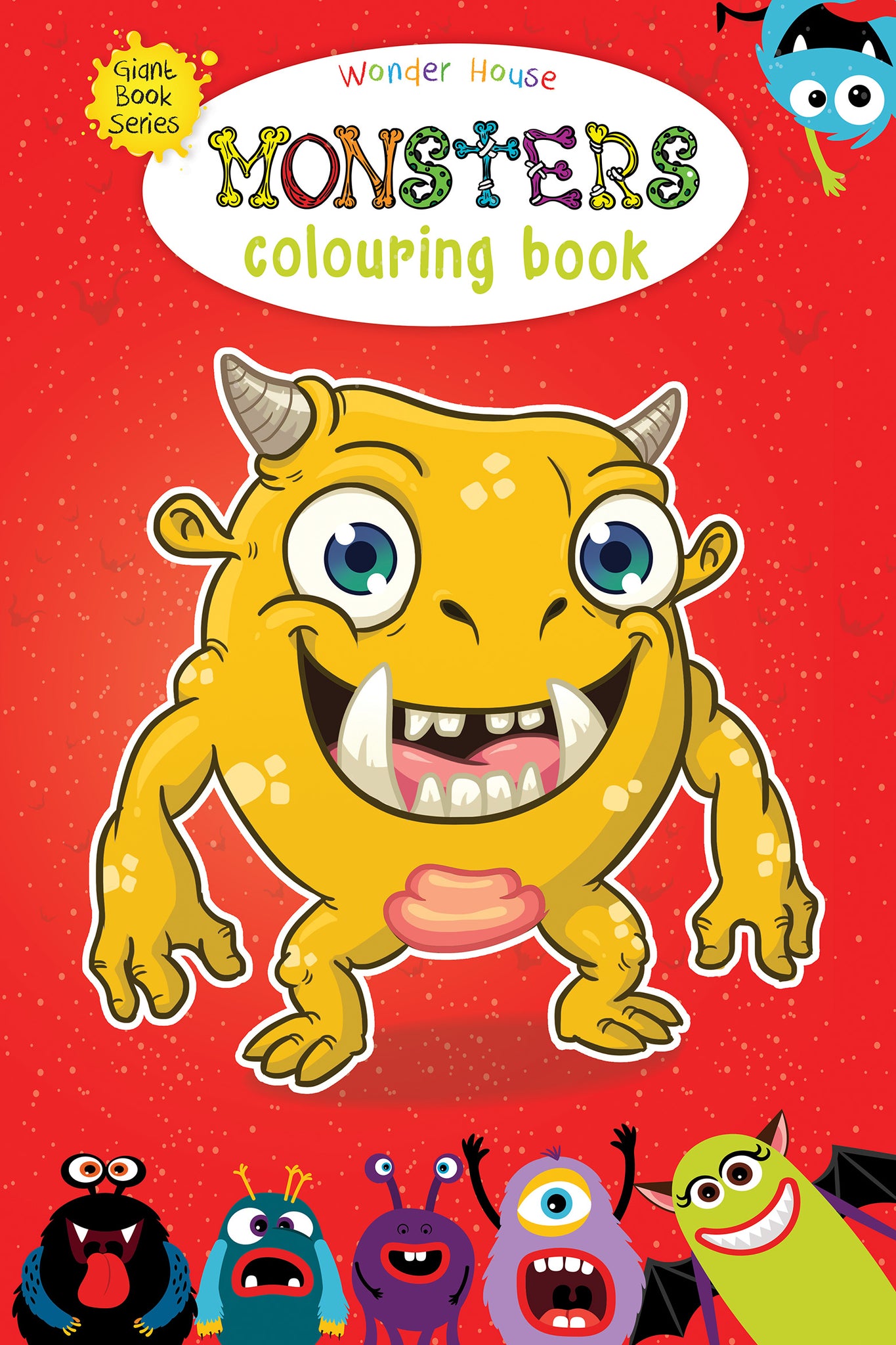 Monster Colouring Book (Giant Book Series): Jumbo Sized Colouring Books