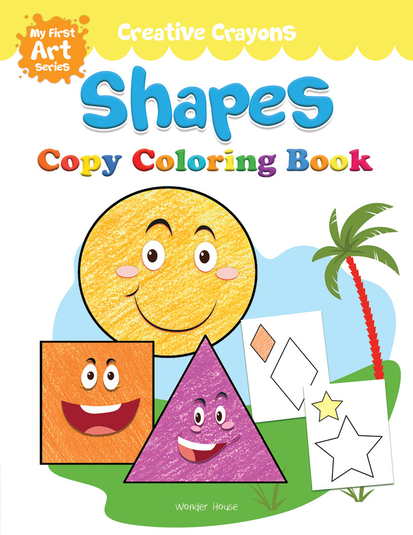 Colouring Book of Shapes: Creative Crayons Series - Crayon Copy Colour Books