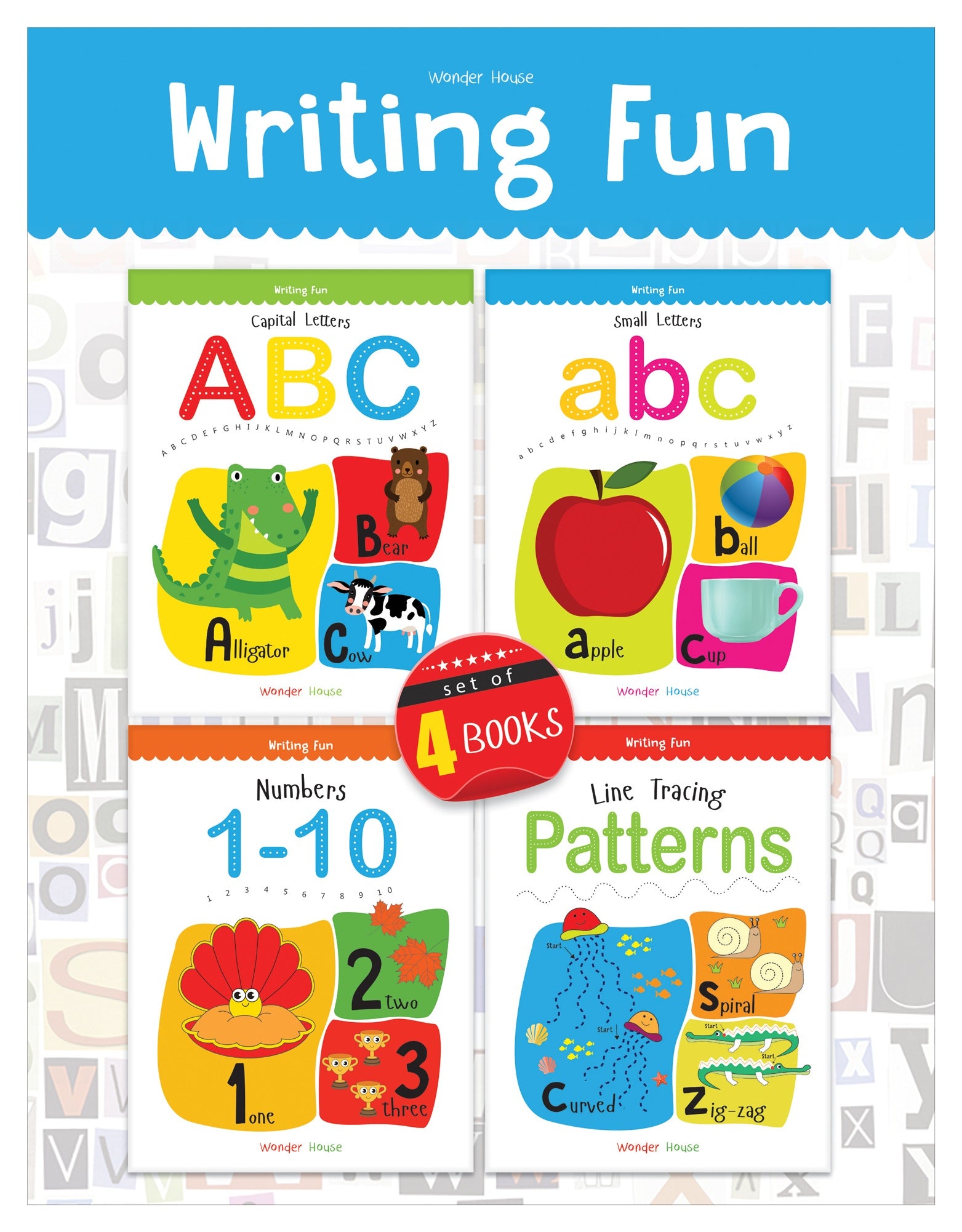 Writing Practice Boxset: Pack of 4 Books (Writing Fun: Write And ...