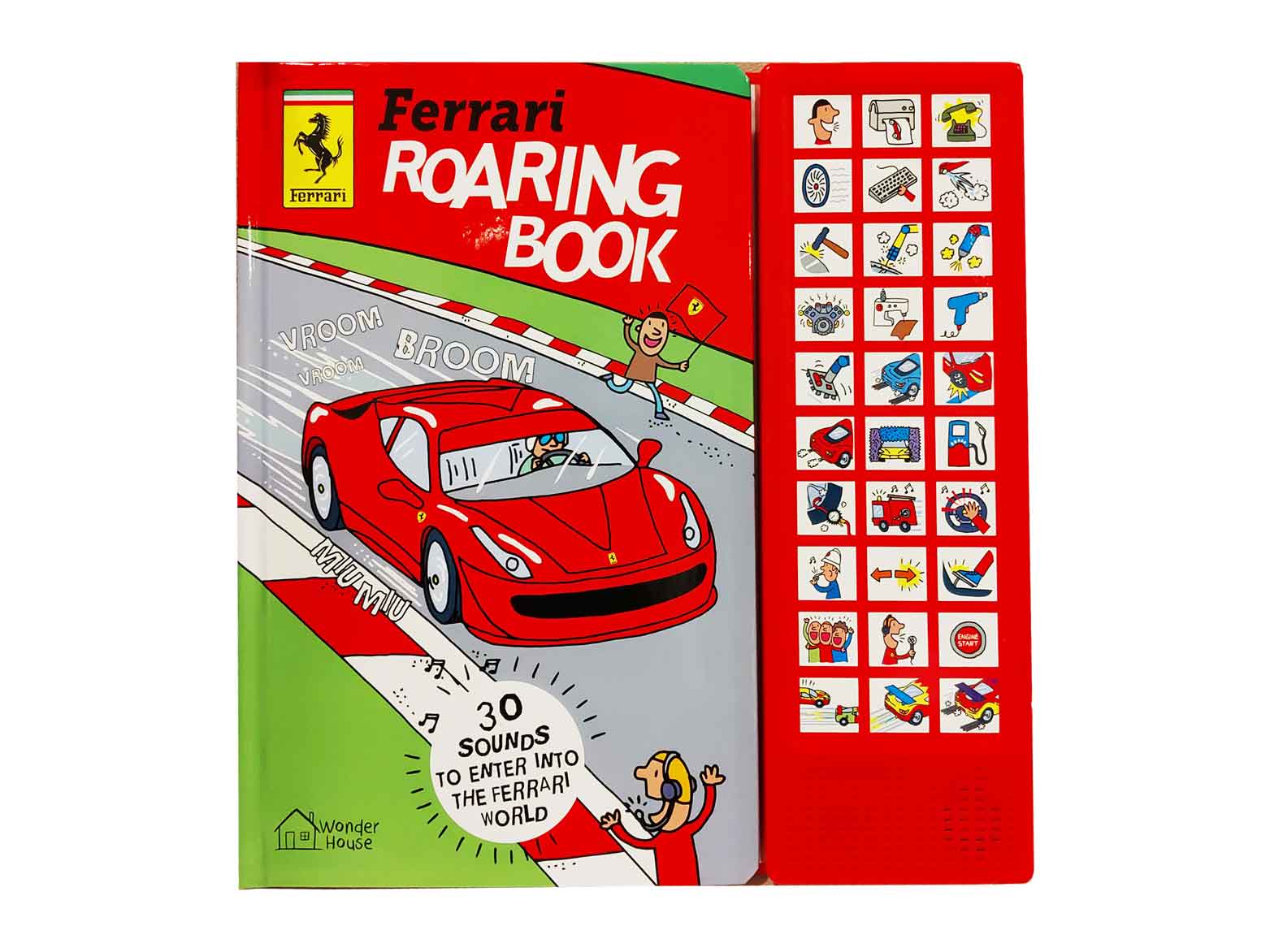 Ferrari Roaring Book: Illustrated Sound Board Book