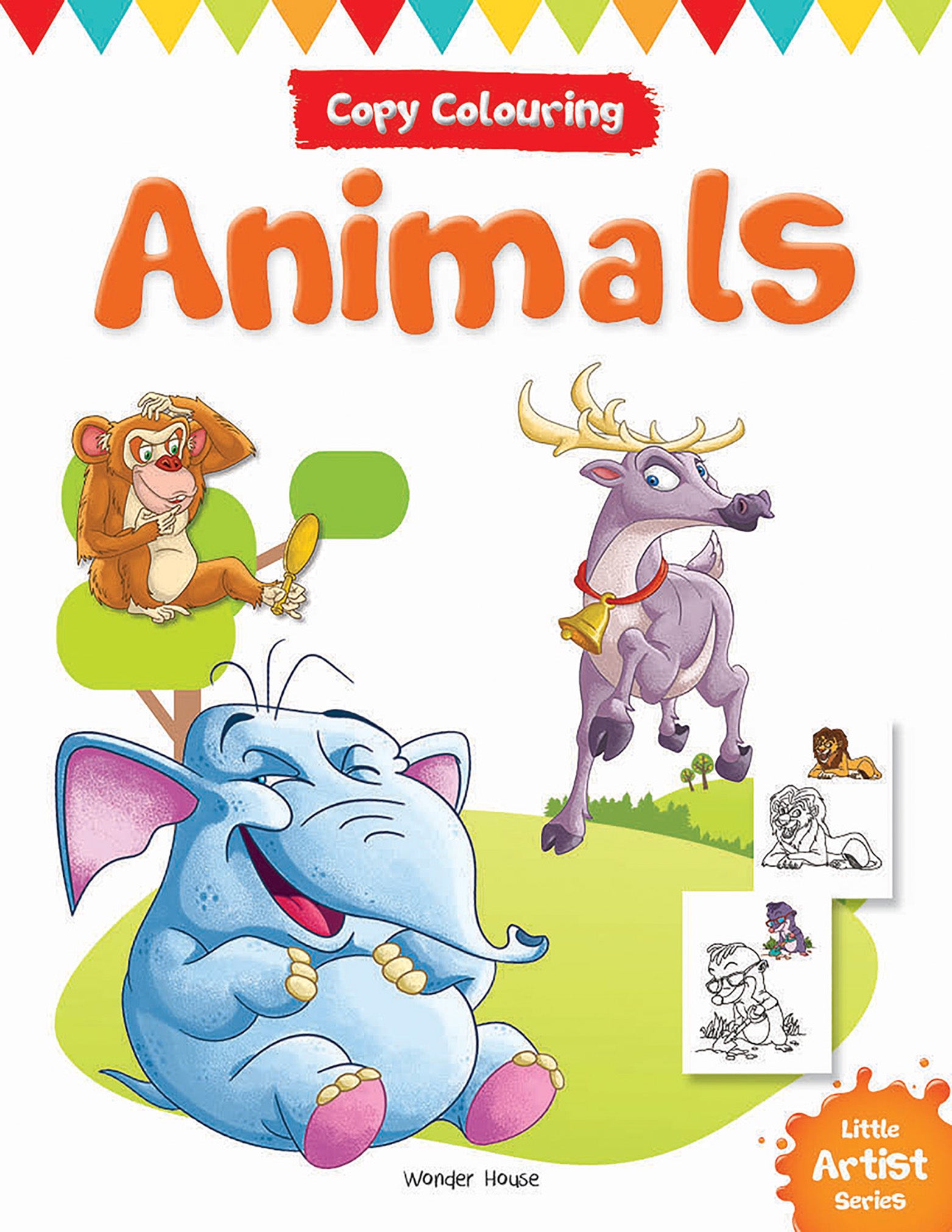Little Artist Series Animals: Copy Colour Books