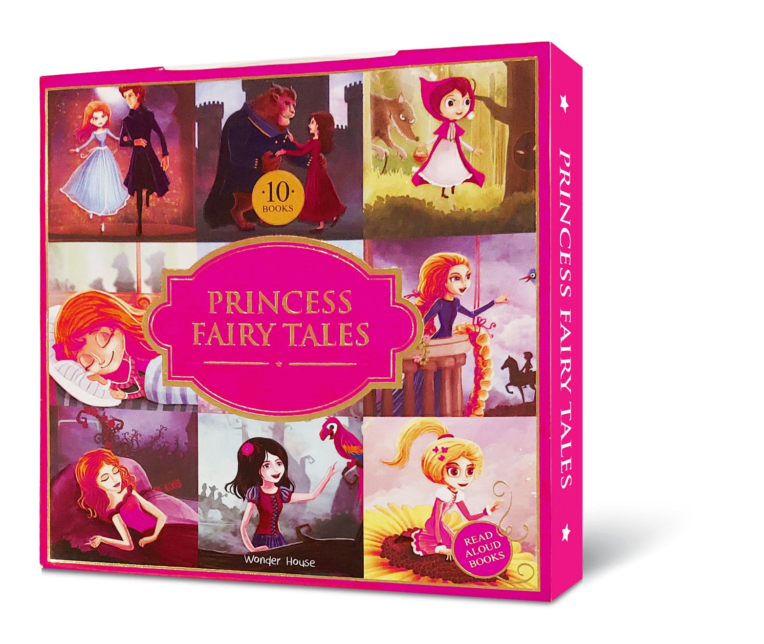Princess Fairy Tales Boxset: A Set of 10 Classic Children Fairy Tales (Abridged and Retold)