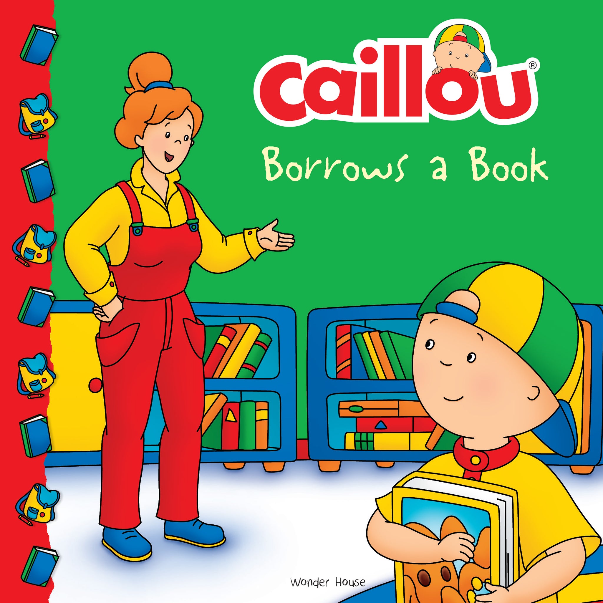 Caillou-Borrows a Book