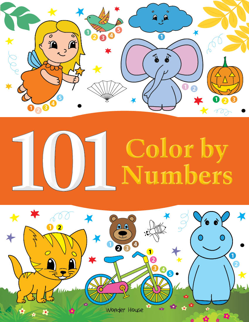 101 Color By Numbers: Fun Activity Book For Children
