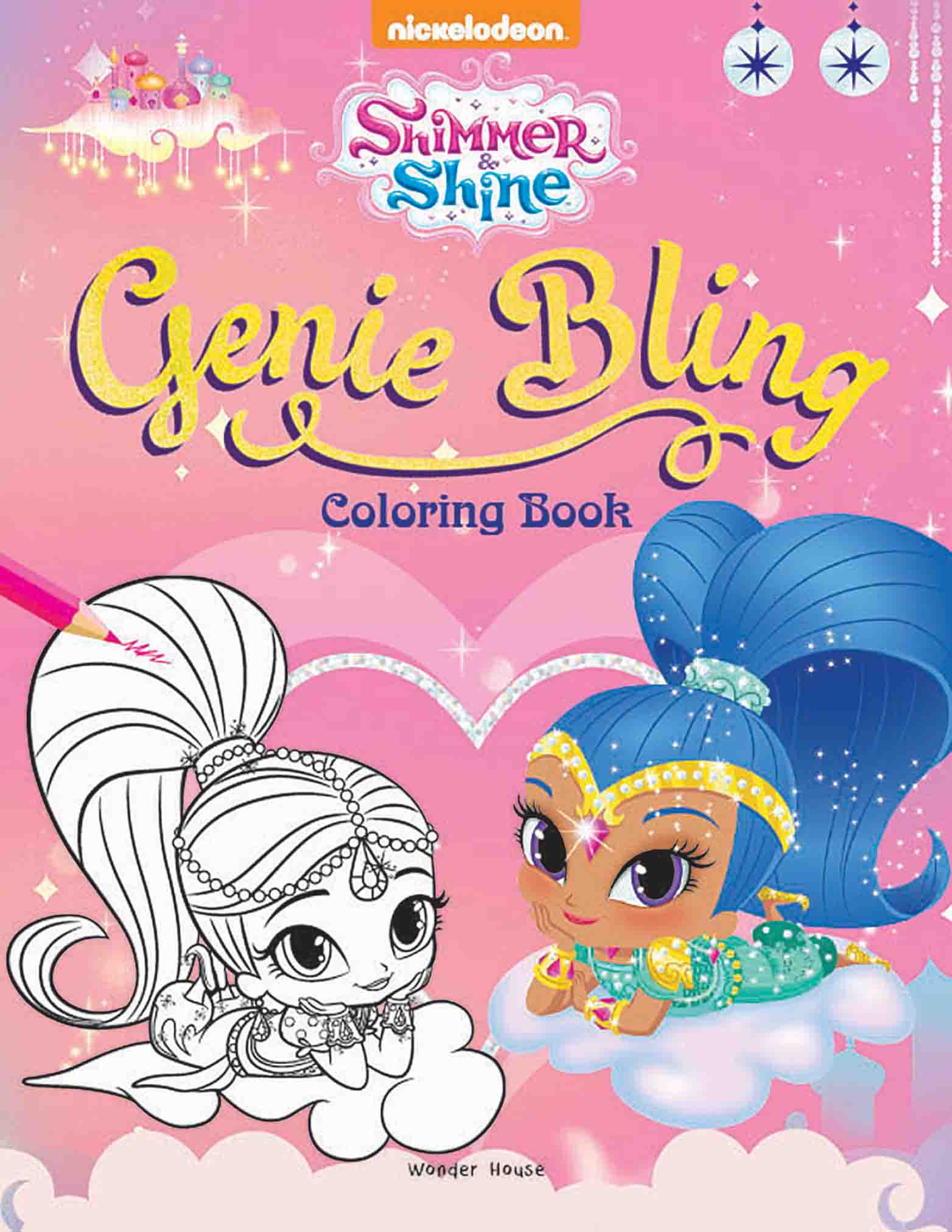 Genie Bling: Coloring Book for Kids (Shimmer & Shine)