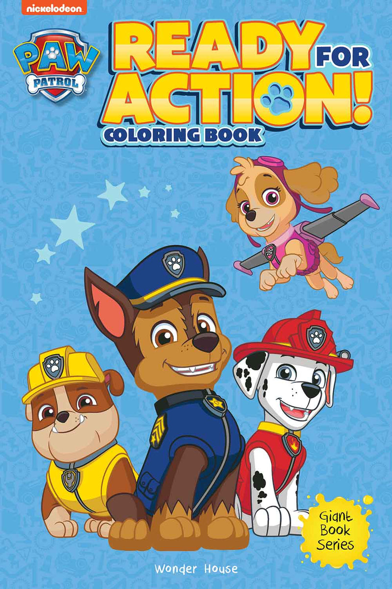 Paw Patrol JUMBO Coloring Book Ready For Action!