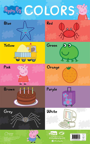Learn with Peppa : Early Learning Colors Chart for Children