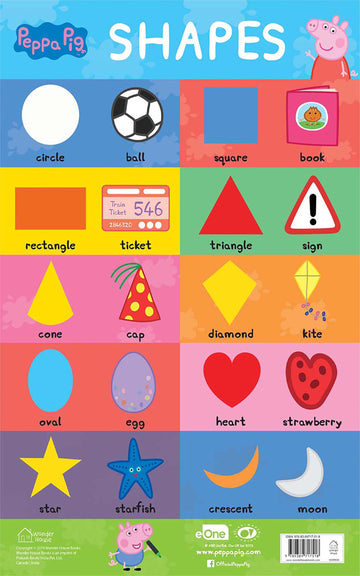 Learn with Peppa : Early Learning Shapes Chart for Children