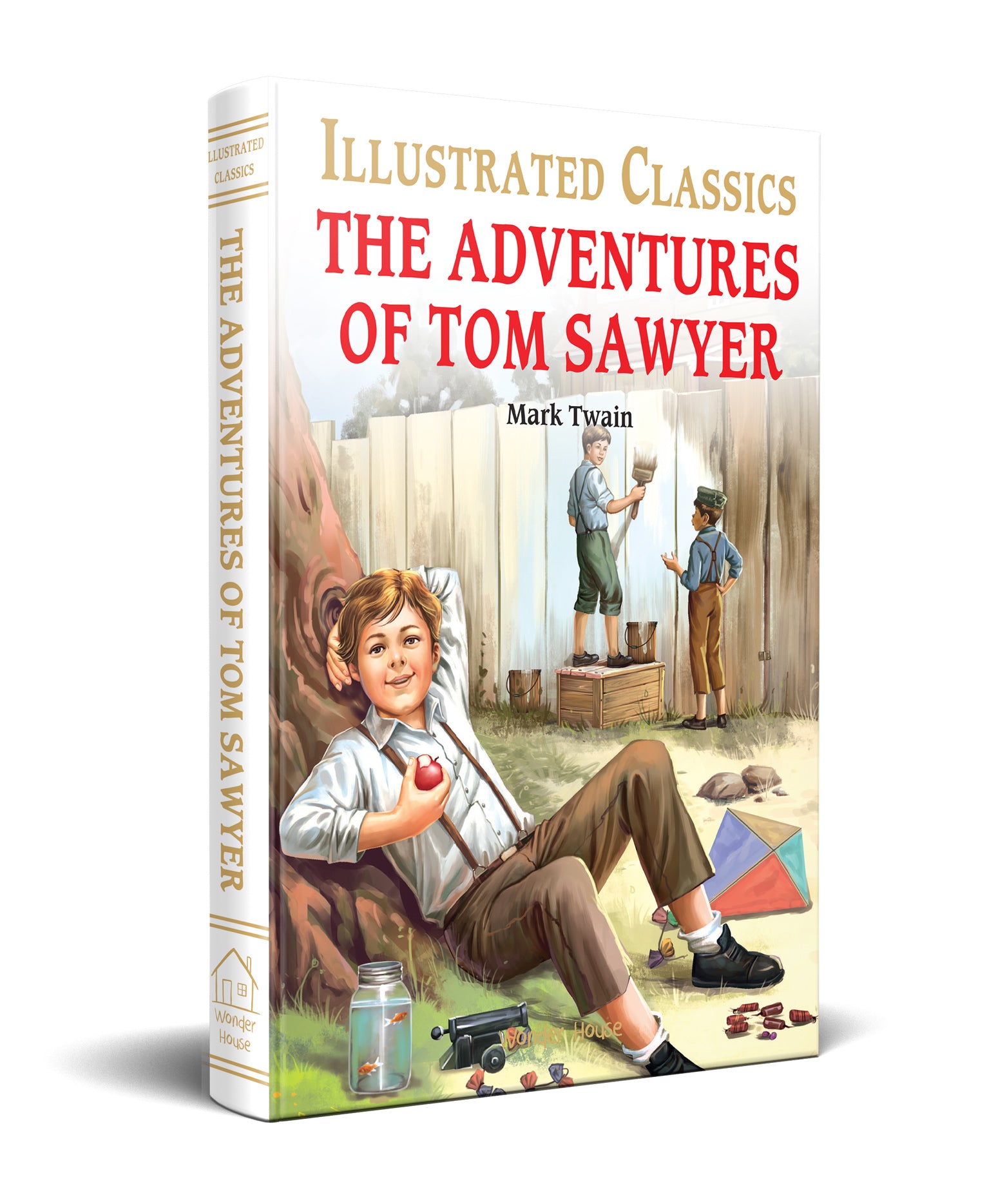 The Adventures of Tom Sawyer : llustrated Abridged Children Classic English Novel with Review Questions (Hardback