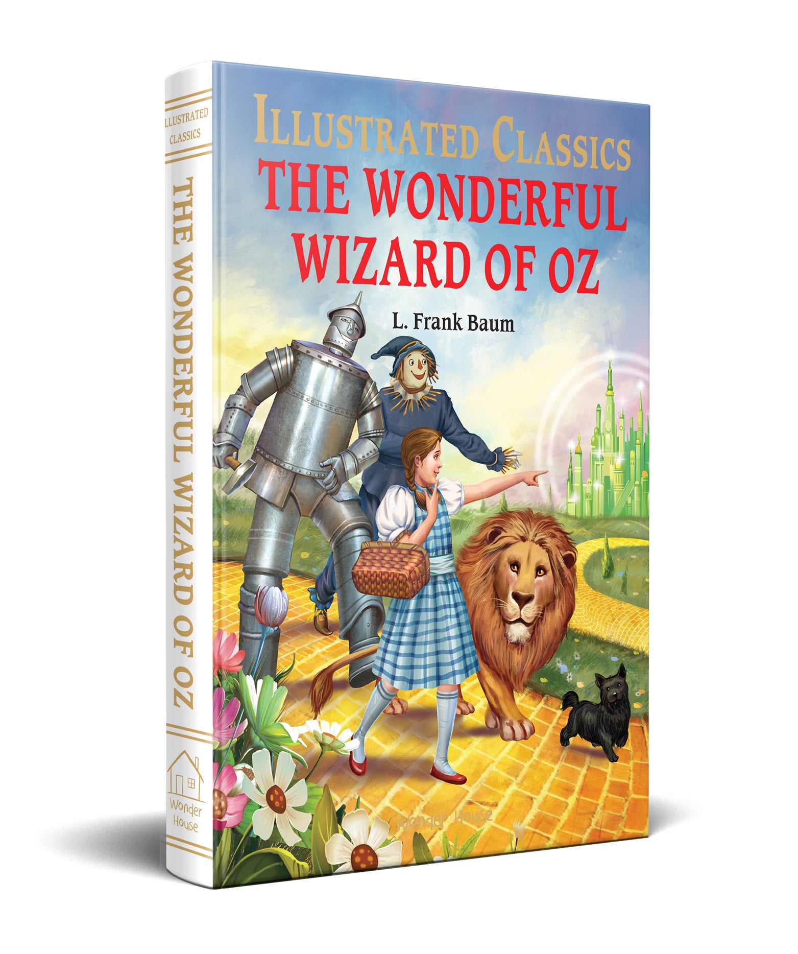The Wonderful Wizard of Oz : llustrated Abridged Children Classic English Novel with Review Questions (Hardback)