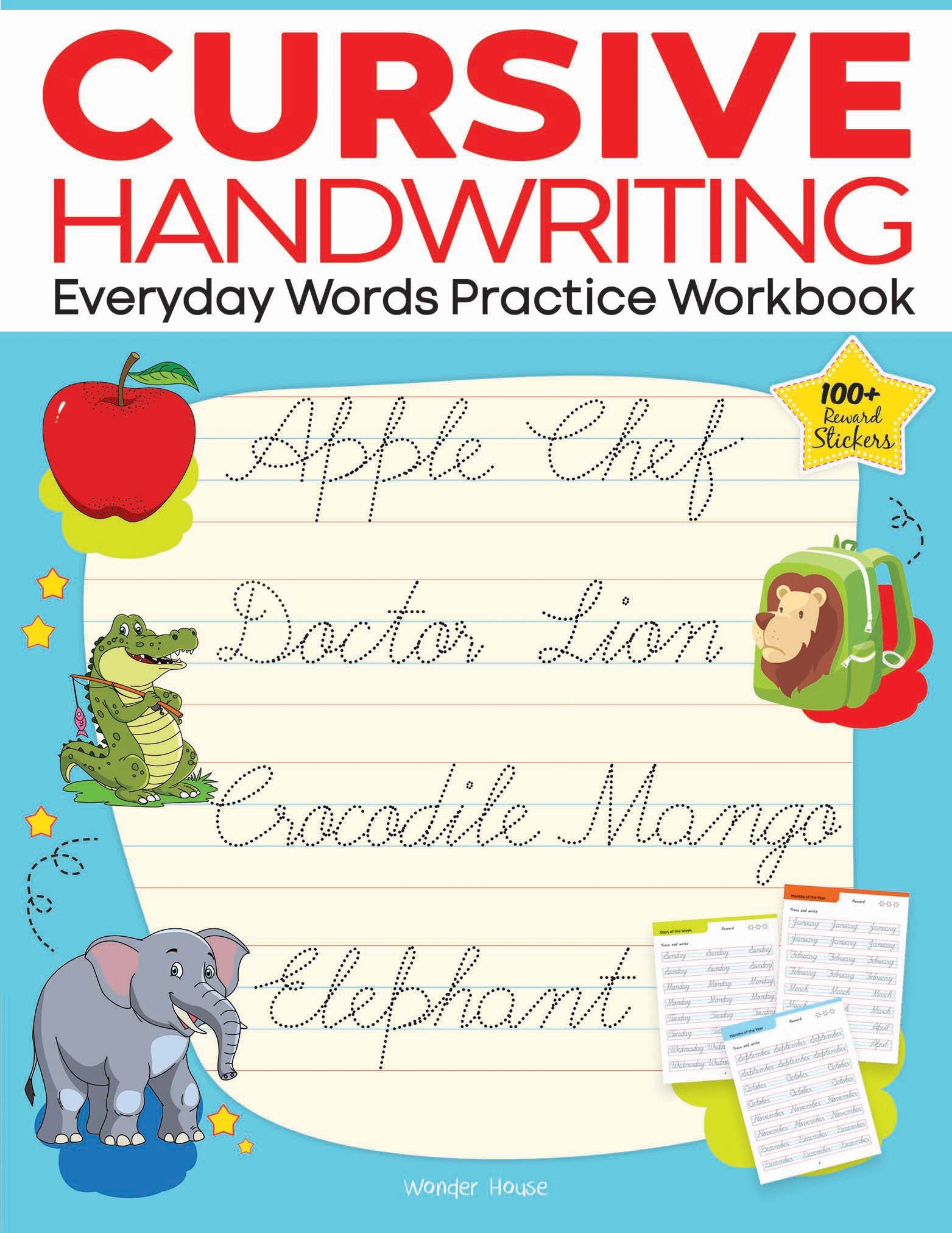 Cursive Handwriting - Everyday Words: Practice Workbook For Children