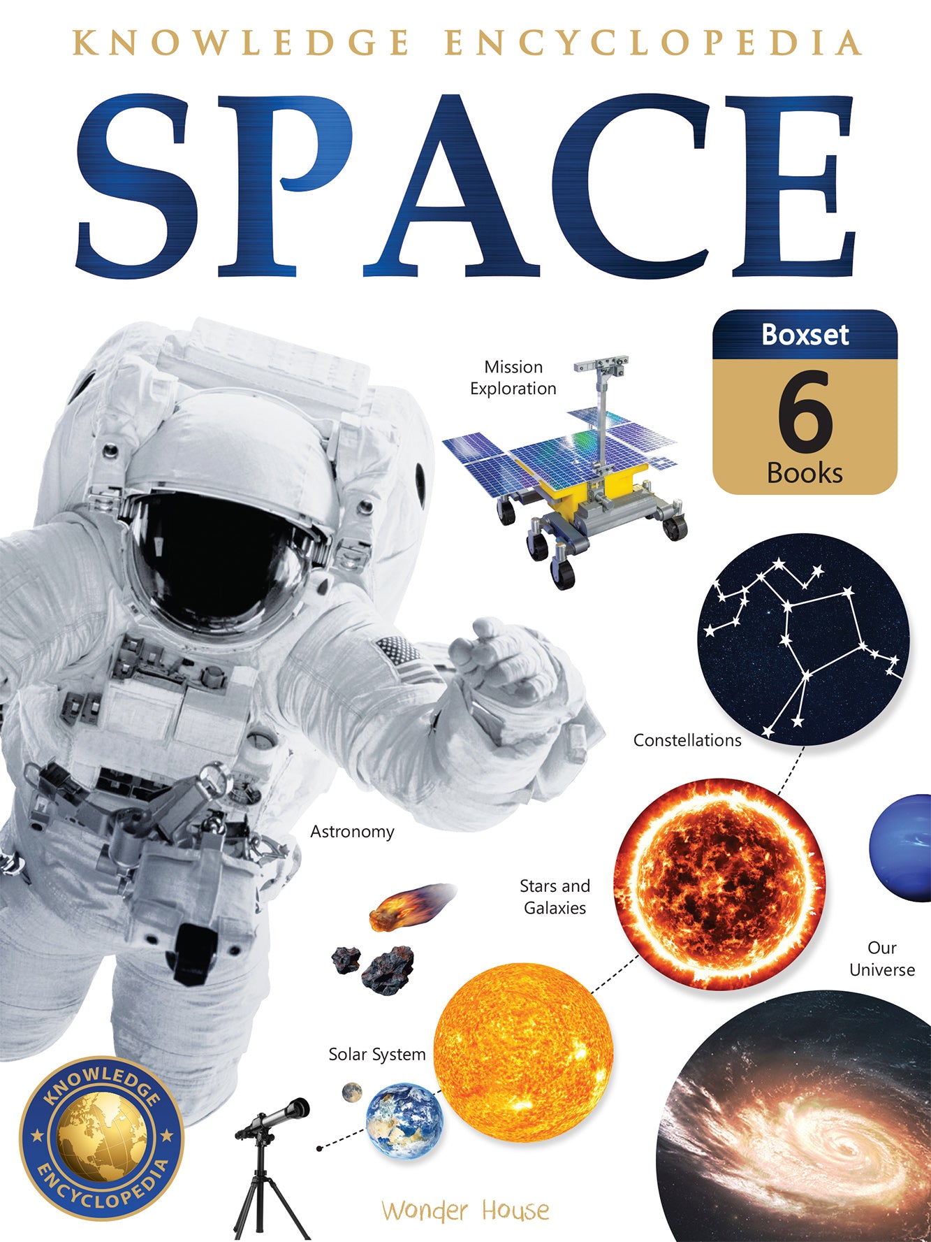 Space - Collection of 6 Books: Knowledge Encyclopedia For Children