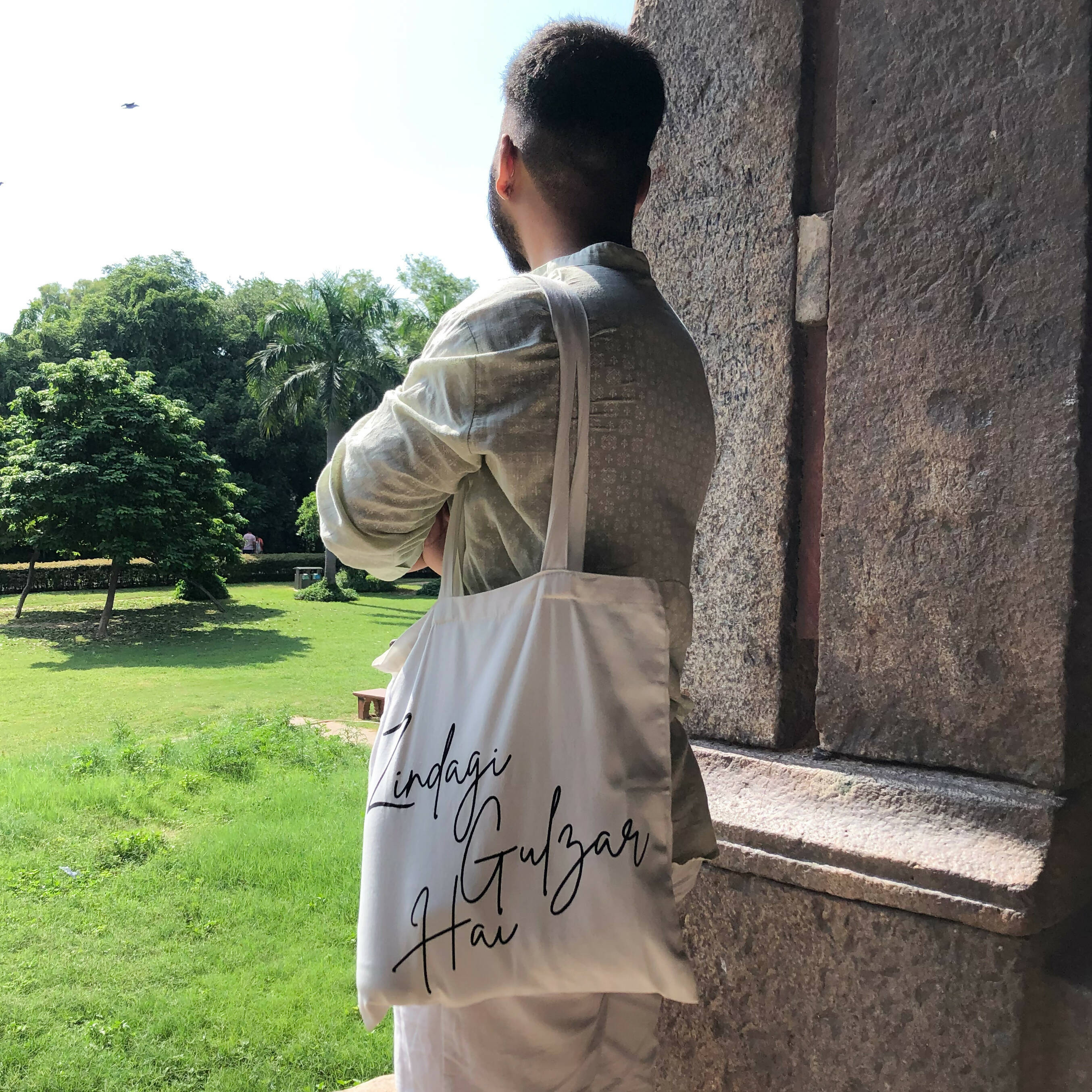 Rekhta Bekhudi Tote Bag  100% Cotton Canvas Bags for Men & Women